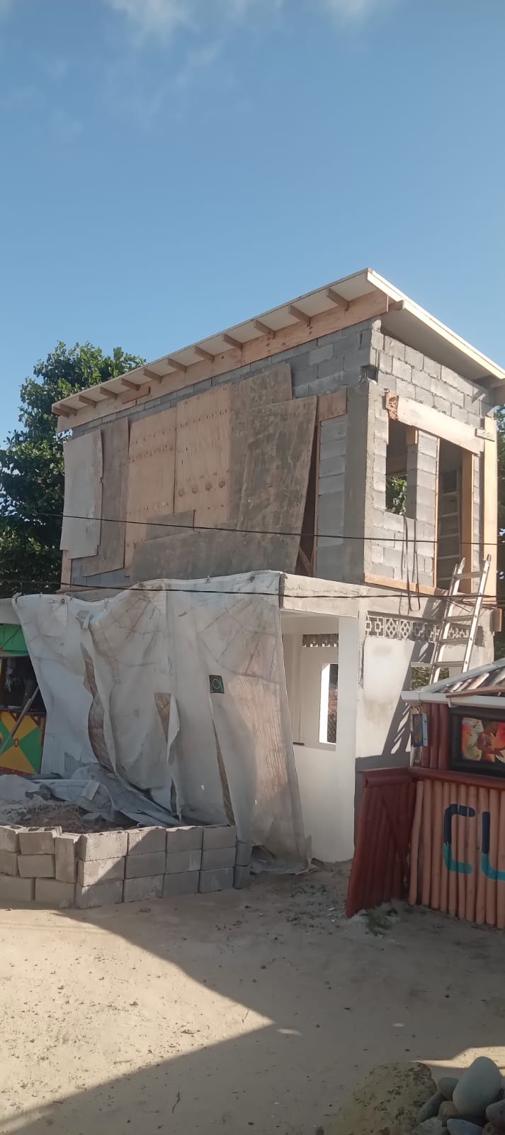 Demolition: Unauthorised concrete structure, Grand Anse Beach