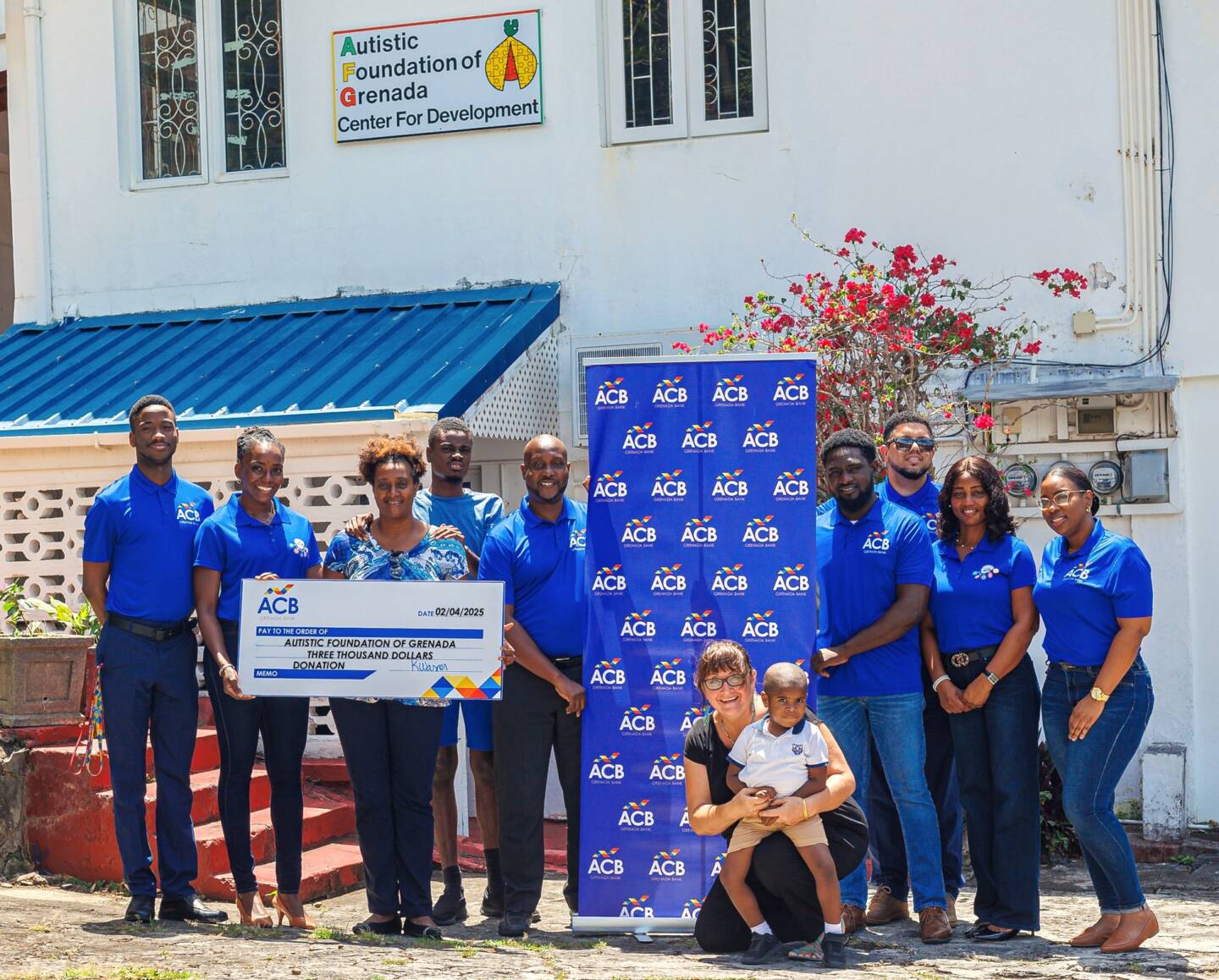 ACB Grenada Bank donates to Autistic Foundation of Grenada