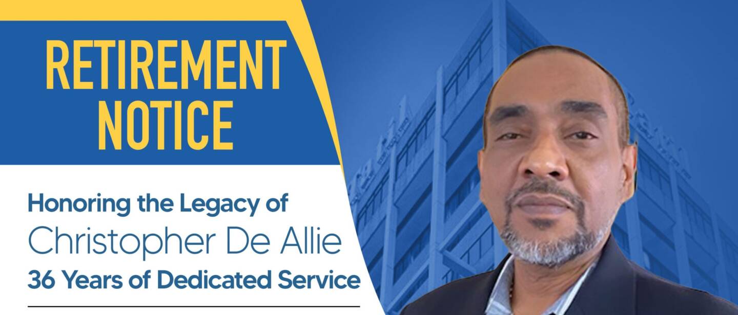 Christopher De Allie: 36 years of dedicated service