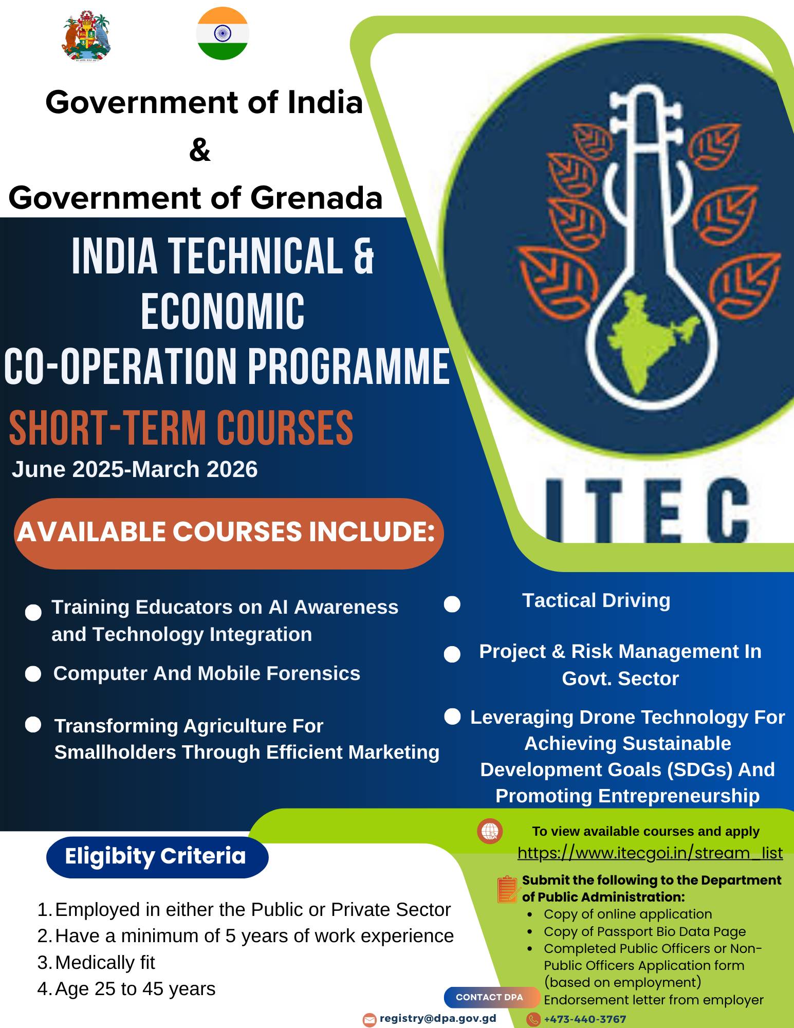 Short-term courses in India