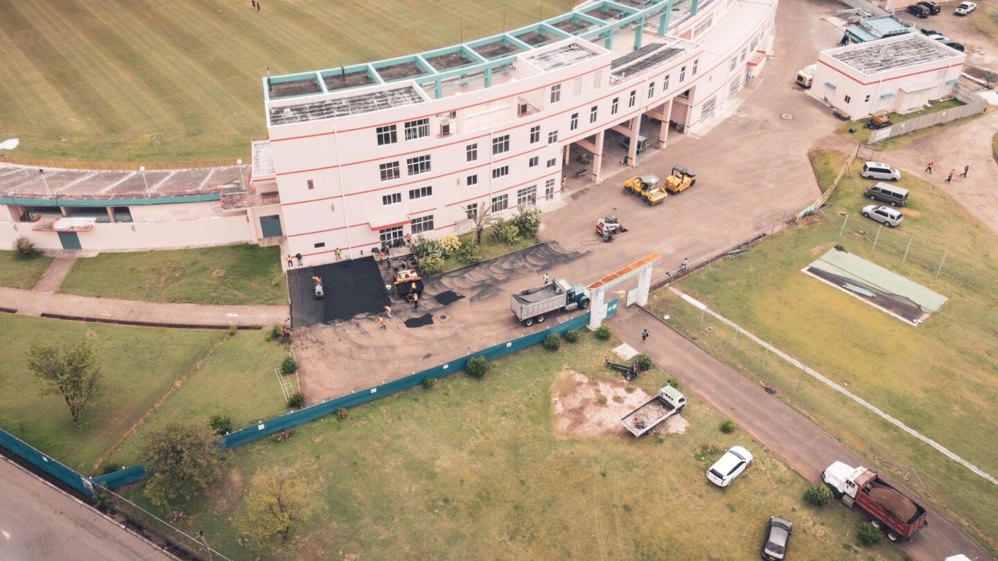 CCCCI completes paving for National Stadium renovations