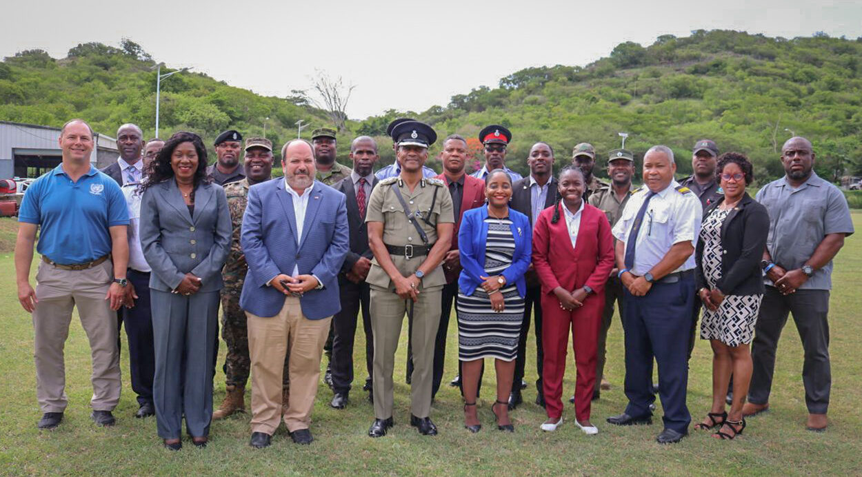 Grenadian police officers at Armory Management Course