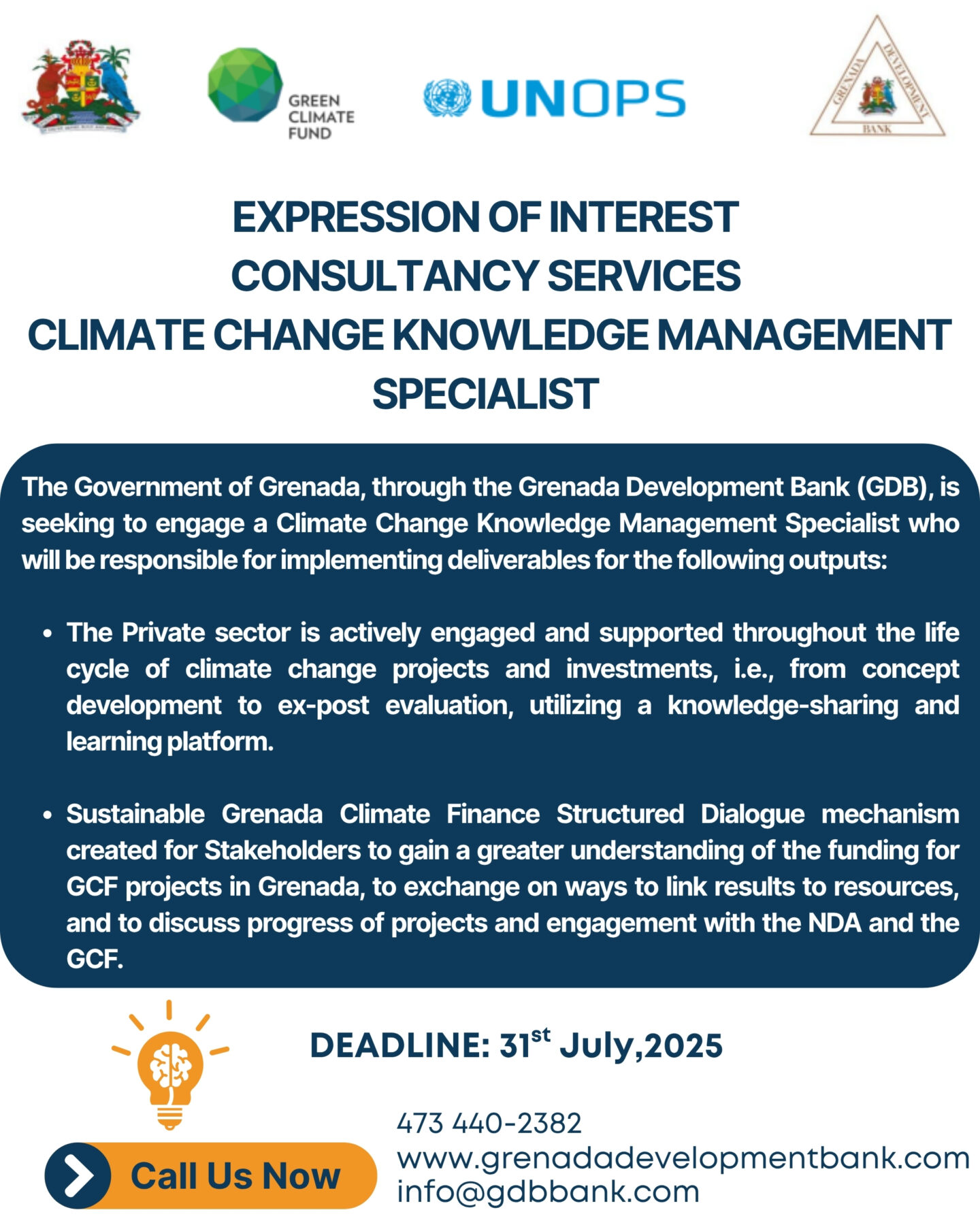 REOI: Climate Change Knowledge Management Specialist