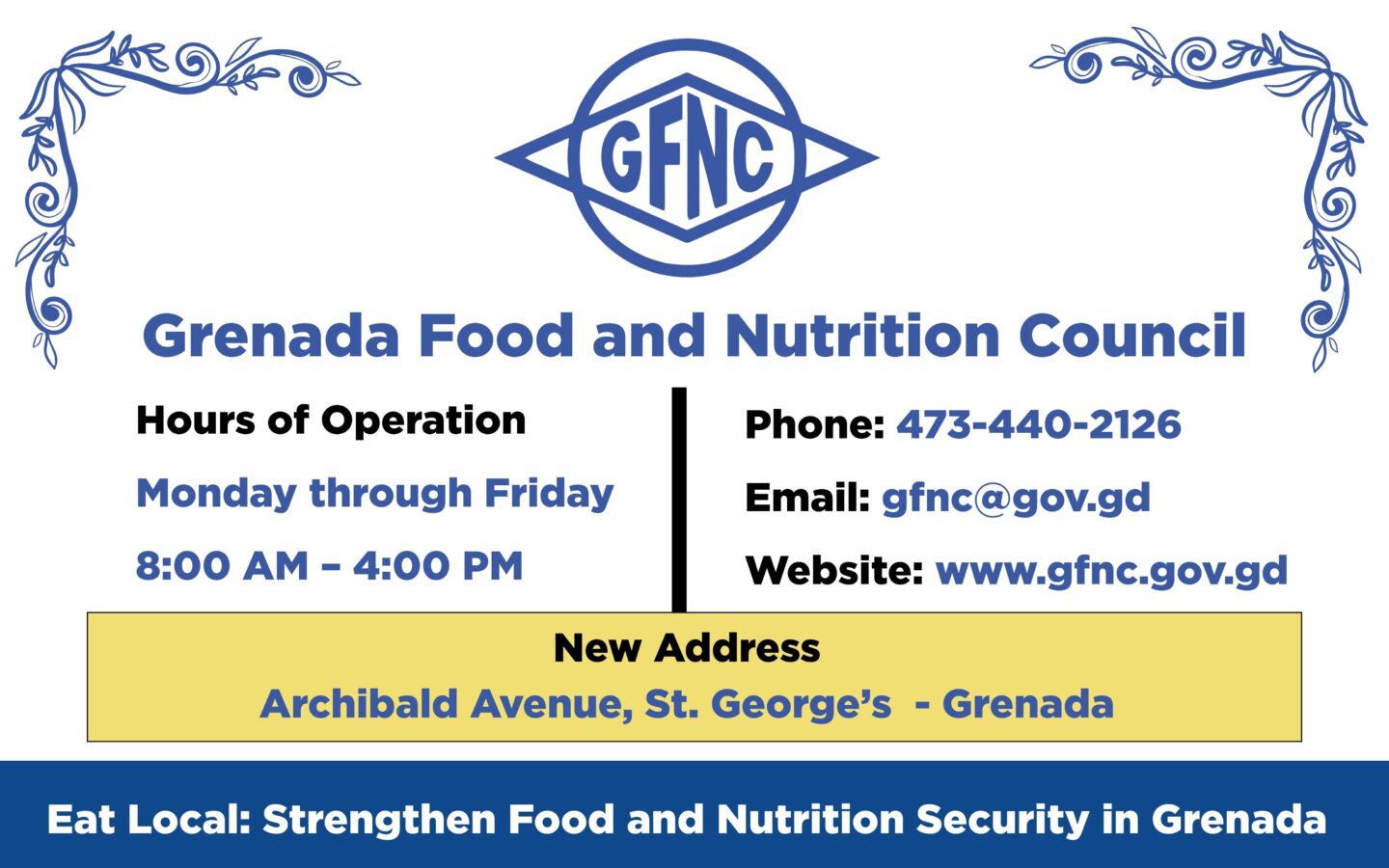 GFNC headquarters officially on Archibald Avenue