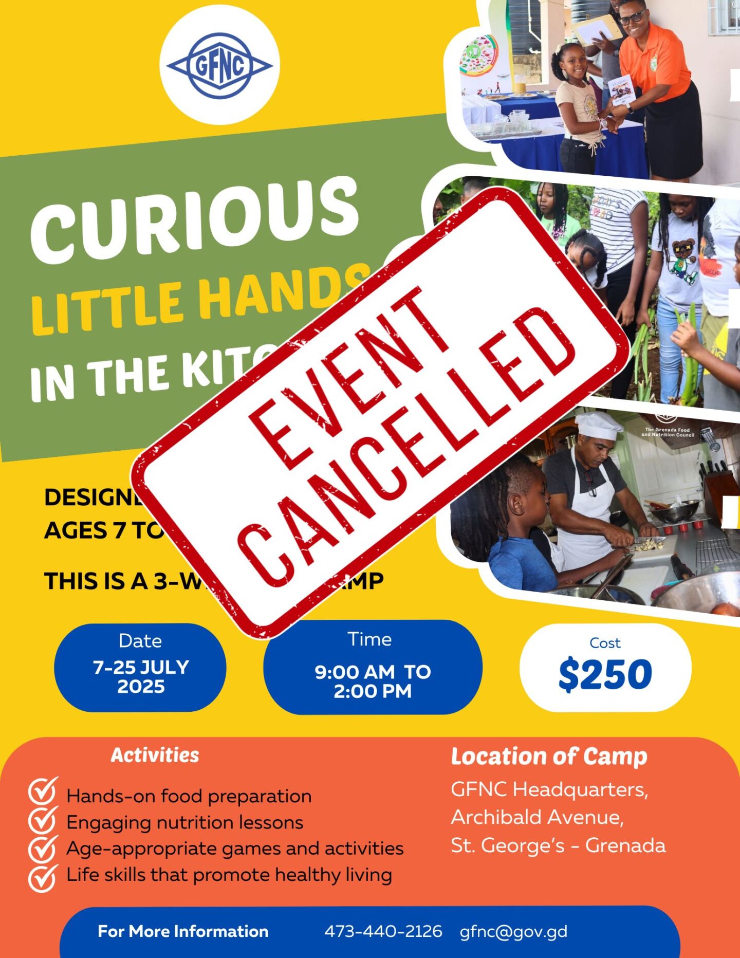 GFNC relocation halts Curious Little Hands