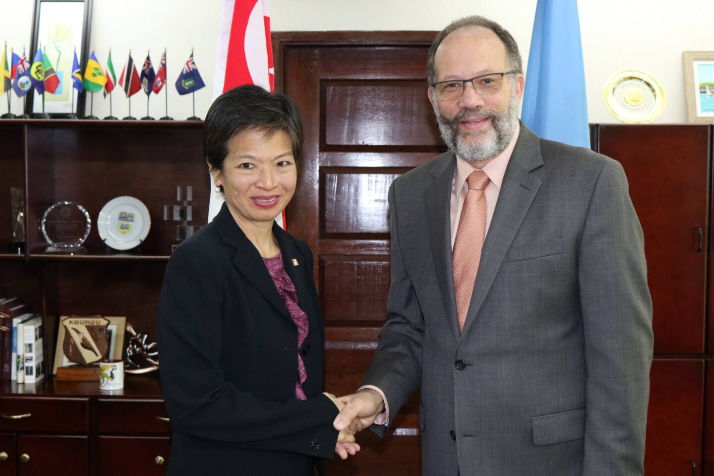 Singapore’s Ambassador to Caricom and Grenada observed Senate session