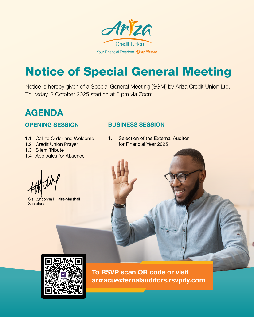 Ariza: Notice of Special General Meeting 2025