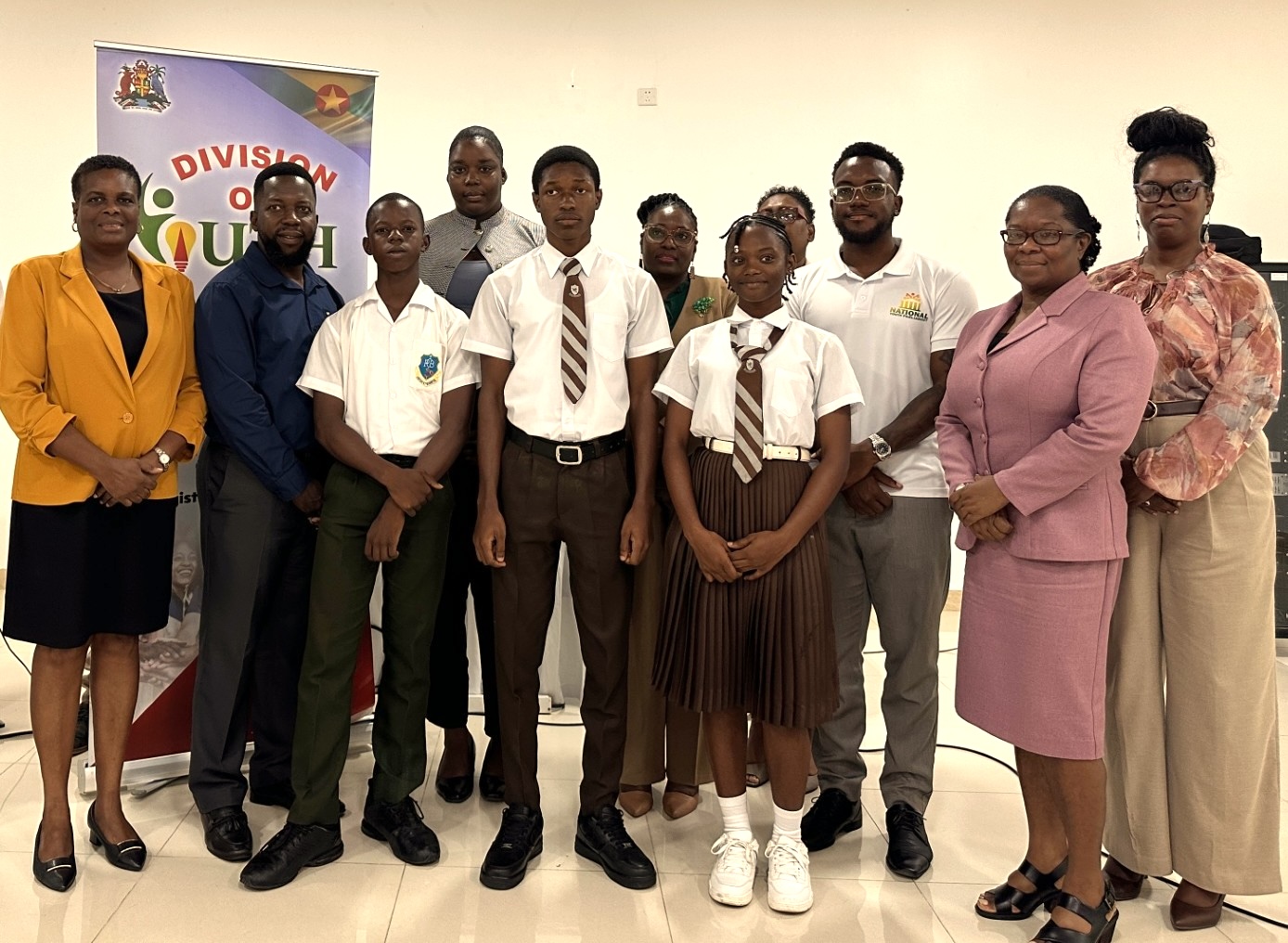 National Youth Parliamentarian hands over chatbots to MOE