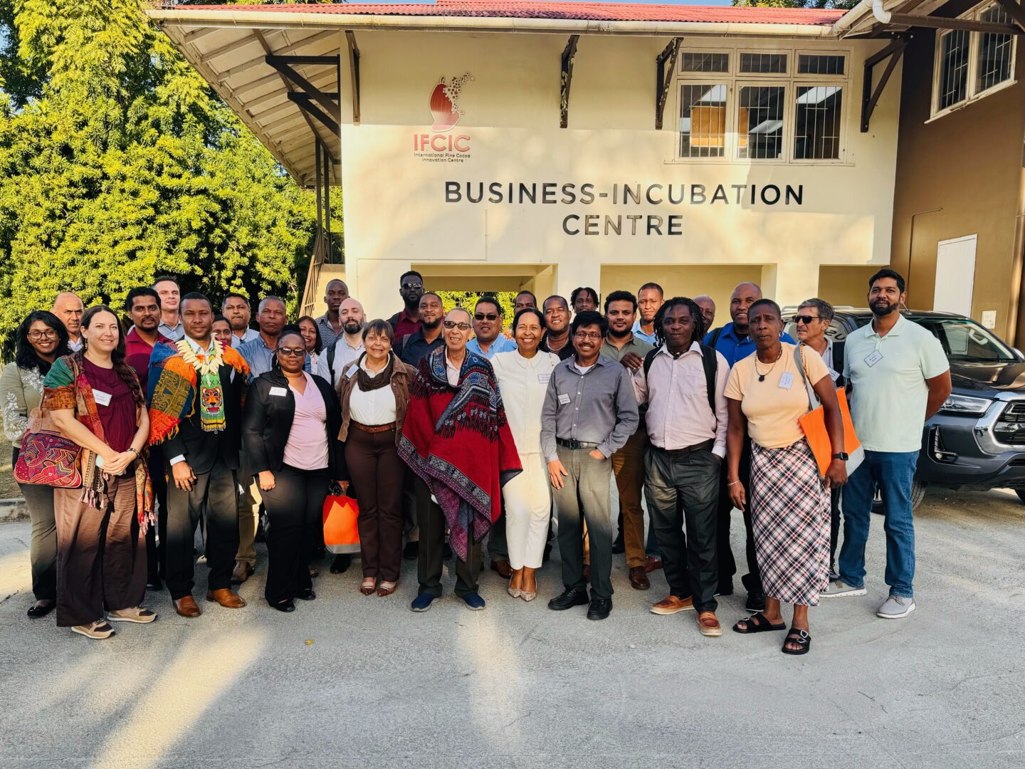 Grenada at Cocoa Research Centre/FAO workshop