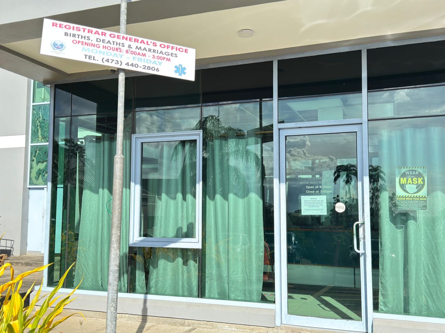 Relocation of services: Department of Births, Deaths and Marriages