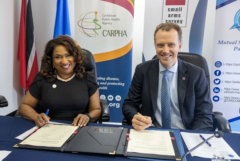 CARPHA and Small Arms Survey partner to advance Caribbean health and security frameworks