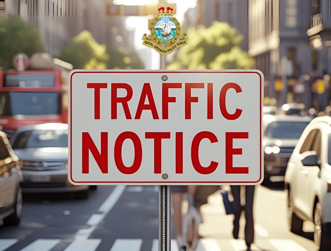 Traffic arrangements: Grenada Co-Op Bank’s Pump It Up walk