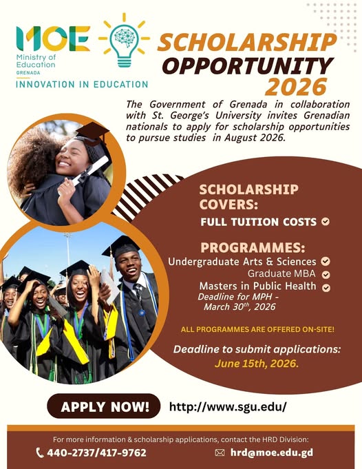 SGU Scholarship announcement 2026