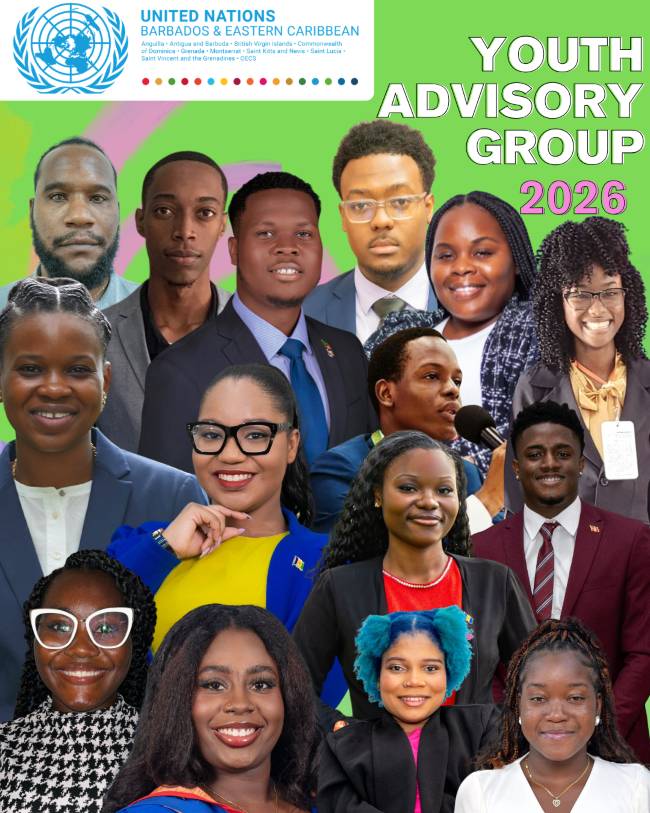 15 Youth Leaders named to 2026 UN Advisory Group for Barbados and Eastern Caribbean