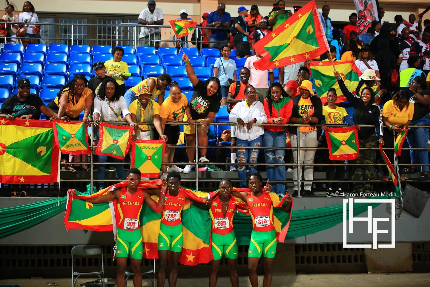 CARIFTA Bronze: Grenada’s U20 quartet inches closer to the sub-40 mark