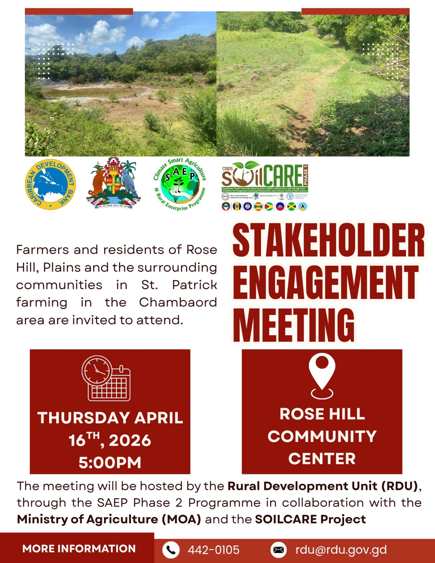 RDU/SAEP stakeholder engagement on Thursday, 16 April